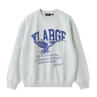 XLARGE | SPLIT CREWNECK SWEATSHIRT(ASH)