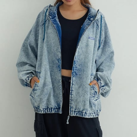 XLARGE | LIGHTWEIGHT HOODED JACKET(LtINDIGO)