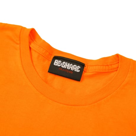 BE-SHARE | Woman's Store Logo Light Weight S/S Tee (Orange)