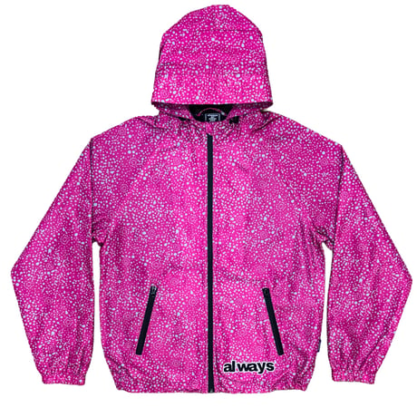ADWYSD / DOTTED BANDEMIC JACKET (FUCHSIA)