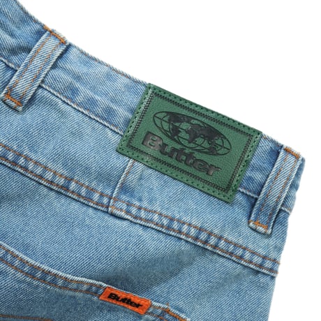 Butter Goods| Wide Cut Denim (Washed Indigo)