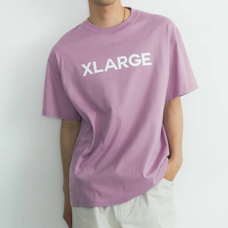 XLARGE | RHINESTONE LOGO S/S TEE(PINK)