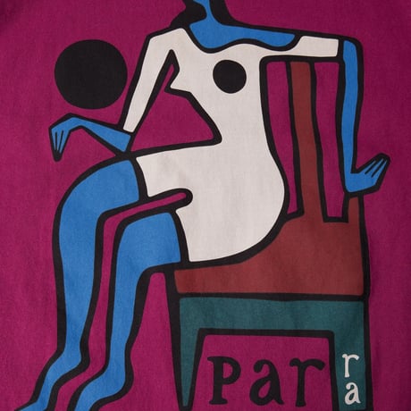 by Parra | Chair baller t-shirt(Dark magenta)