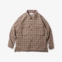 Diaspora skateboards / Mil Wool Shirt (Beige)