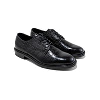 The Kenford Fineshoes | CLASSIC PLAIN TOE (BLACK CROCODILE/MANS)