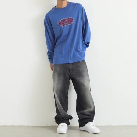 XLARGE | GRAFFITI L/S TEE(BLUE)