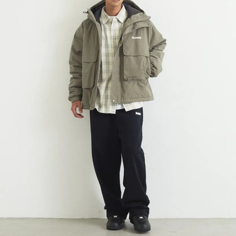 XLARGE | PLAID L/S SHIRT(OFF WHITE)