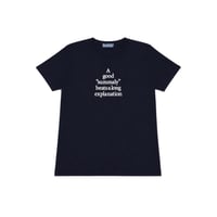 Summaly | ”Words" Logo Tee - Women - (Navy)