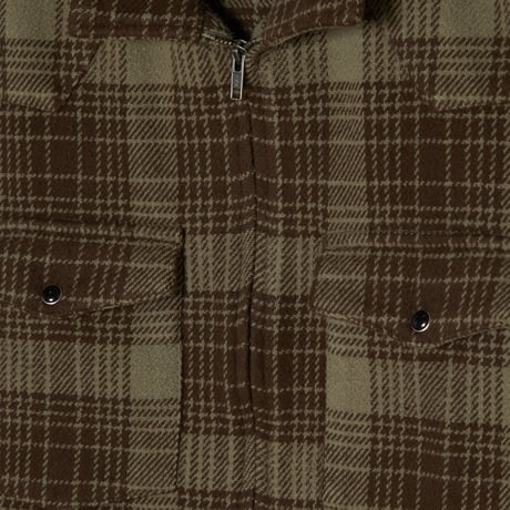 OBEY | WILLIE ZIP SHIRT JACKET  (TURKISH COFFEE MULTI)