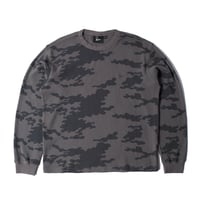 by Parra | Camo woofles long sleeve t-shirt (Grey)