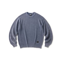 FTC | BLEACH RIB KNIT SWEATER "NAVY" (FTC026AWSW10)