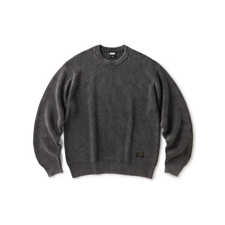 FTC | BLEACH RIB KNIT SWEATER "BLACK" (FTC026AWSW10)