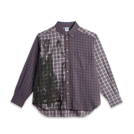 POLAR SKATE CO. / Ben L/S Shirt - Violin (Graphite/Blue)