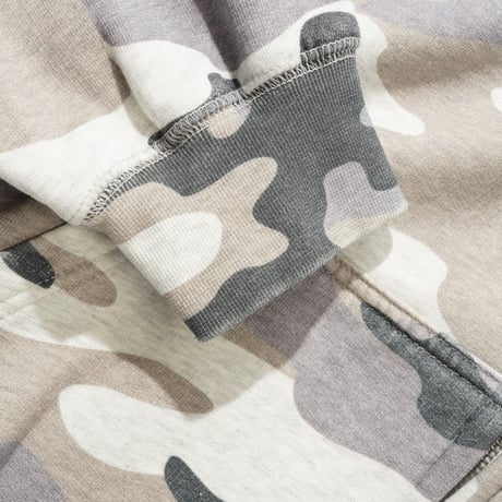 Butter Goods| Stretch Zip-Thru Hood (Camo)