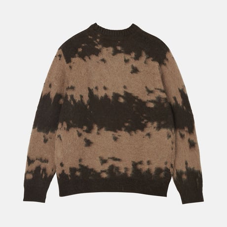 GRAMICCI | MOHAIR SPLATTER SWEATER (TAUPE SPLATTER)