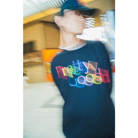 pretty good | Pre Crew Sweat -THE BE-SHARE Limited-  (BLACK)