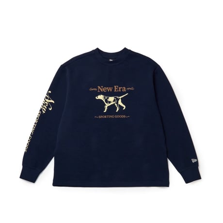 NEW ERA | L/S Waffle Tee  Direction by Takayuki Ohashi Fish (Navy)