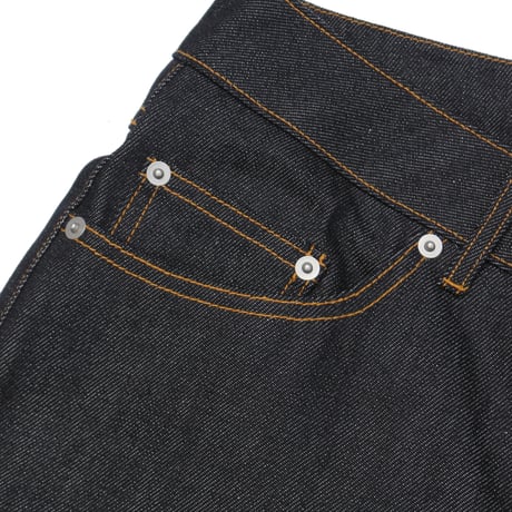 Summaly | "Words" Logo Denim Shorts- Unisex -(Indigo)