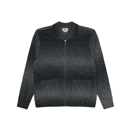 OBEY | ANTON GRADIENT CARDIGAN (CHARCOAL MULTI)