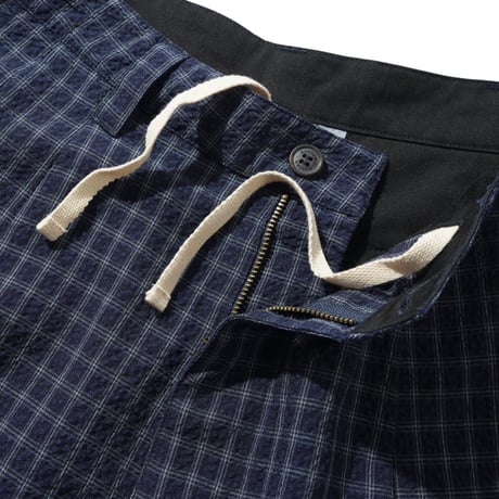Butter Goods| Seersucker Pleated Shorts (Plaid)
