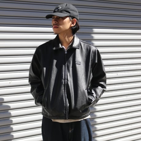 OBEY | WORKMAN PU JACKET (BLACK)