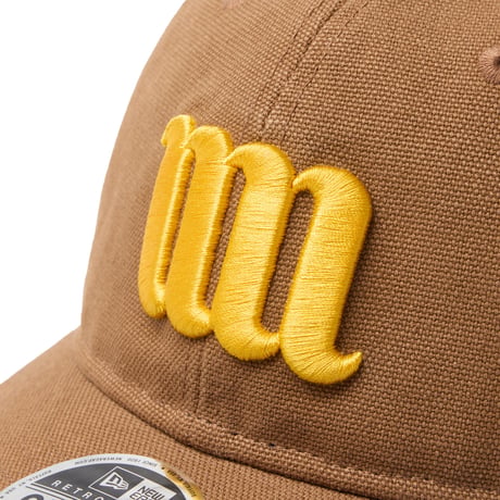 NEW ERA |  RC 9FIFTY Curved Visor Powered by GORO（MIN-NANO） MIN-NANO Damage (Brown))