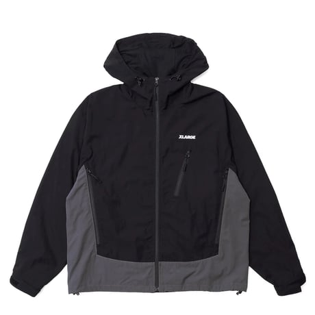XLARGE | NYLON PANELED JACKET(BLACK)