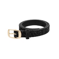 Dime / Dress Leather Belt (Shaggy Black)