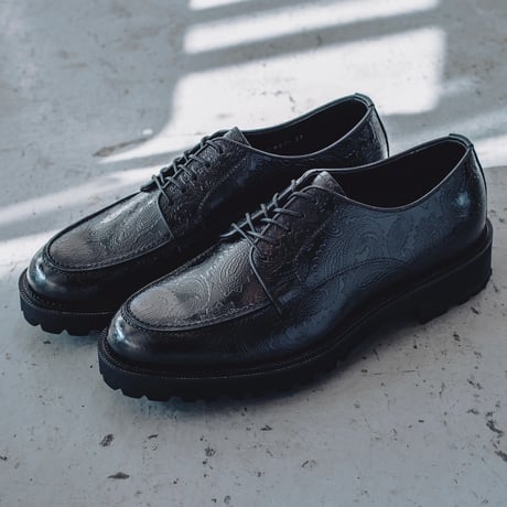 The Kenford Fineshoes | NEW CLASSIC U-MOC LACE UP SHOES (MENS/BLACK PAISLEY)
