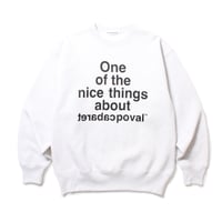 CABARET POVAL | Nice Things Crewneck(Ash Grey)