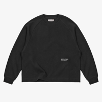 Screen Test / SUPER-HEAVY® Waffle Sweat (Black)