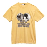 HELLRAZOR / POWER TO THE PEOPLE SHIRT (MUSTERD)