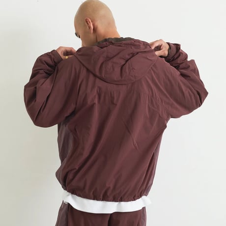 XLARGE | NYLON PANELED JACKET(BURGUNDY)