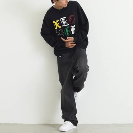 XLARGE | OLD ENGLISH DENIM PANTS(BLACK)