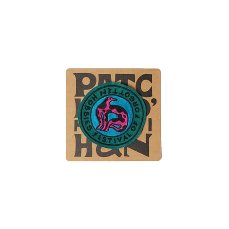 by Parra | Forgotten hobbies embroidered patch  (Green)