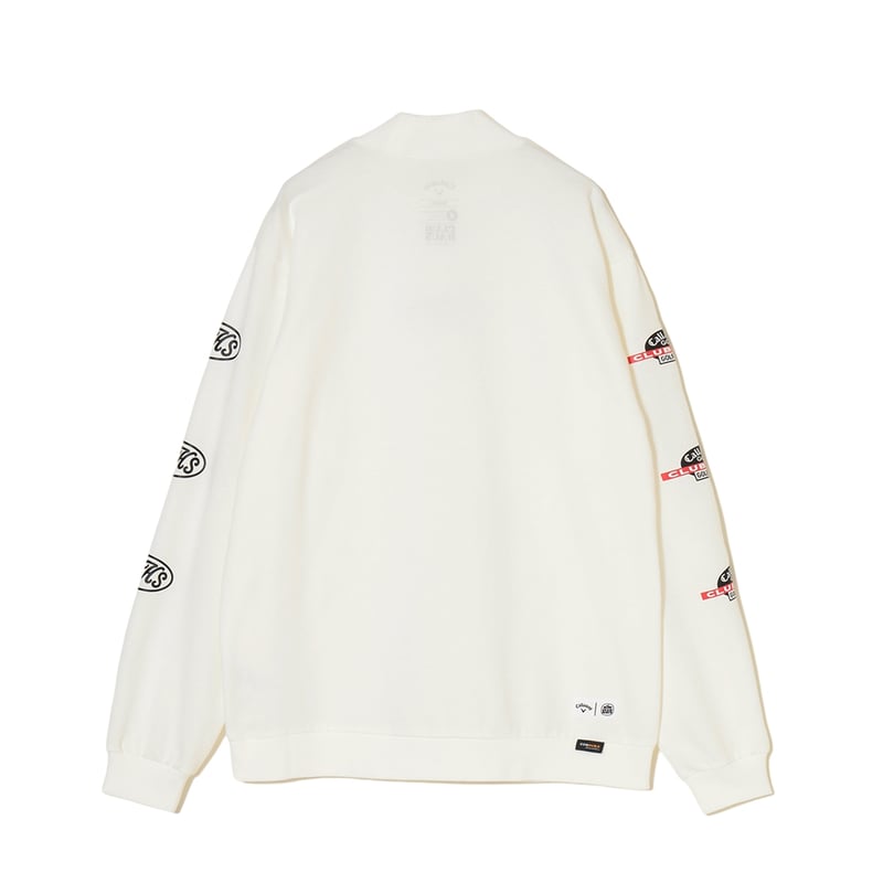 Callaway＋CLUBHAUS Mockneck - White | CLUBHAUS |