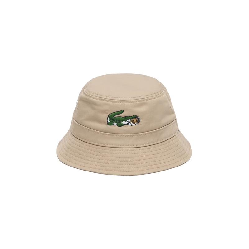 Lacoste × CLUBHAUS Bucket Hat - Beige | CLUBHAU
