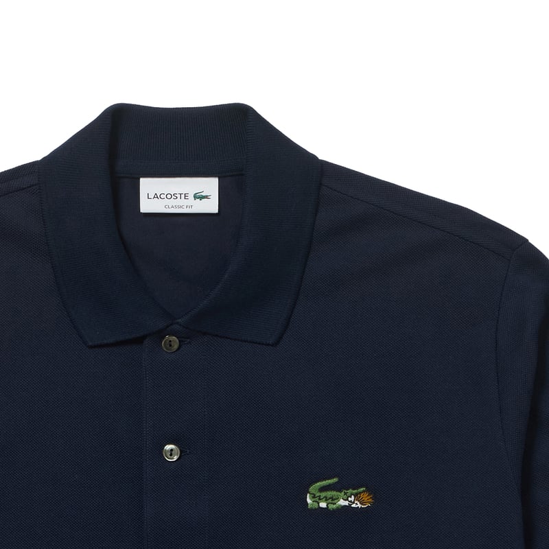 Lacoste × CLUBHAUS L/S Polo - Navy | CLUBHAUS |