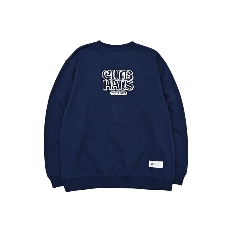 CUPNOODLE × CLUBHAUS Crew Sweat - Navy | CLUBHA