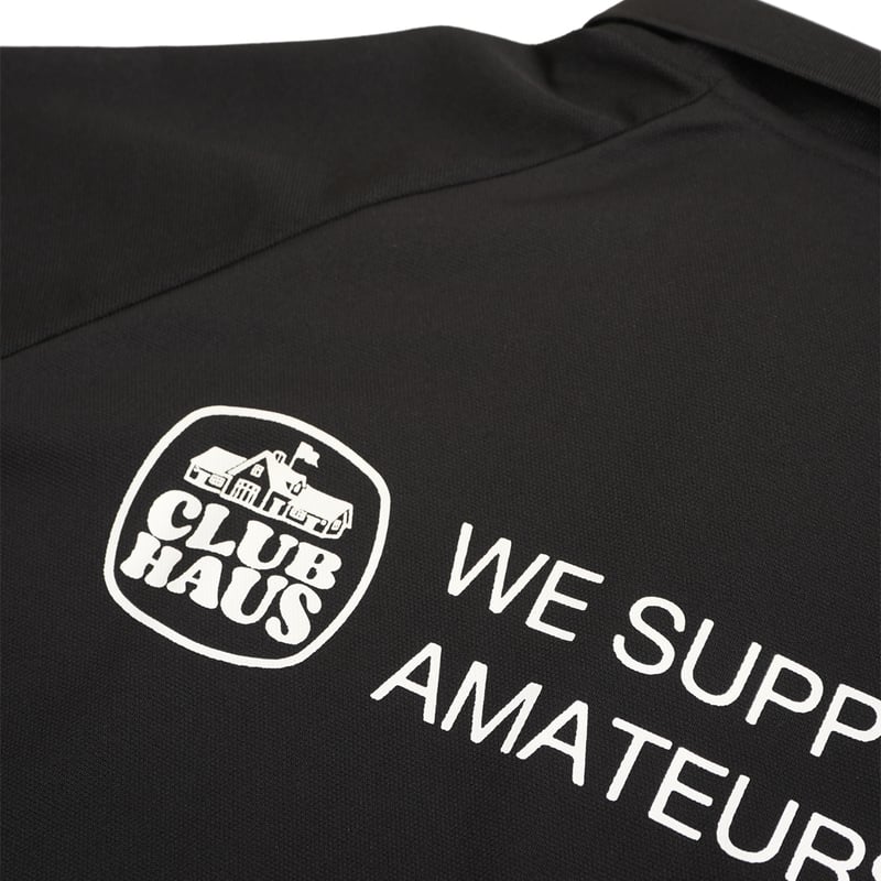 CLUBHAUS The Crew Polo ‘25 - Black サイズL CLUBHAUS The Crew Polo - Black/White | CLUBHAUS
