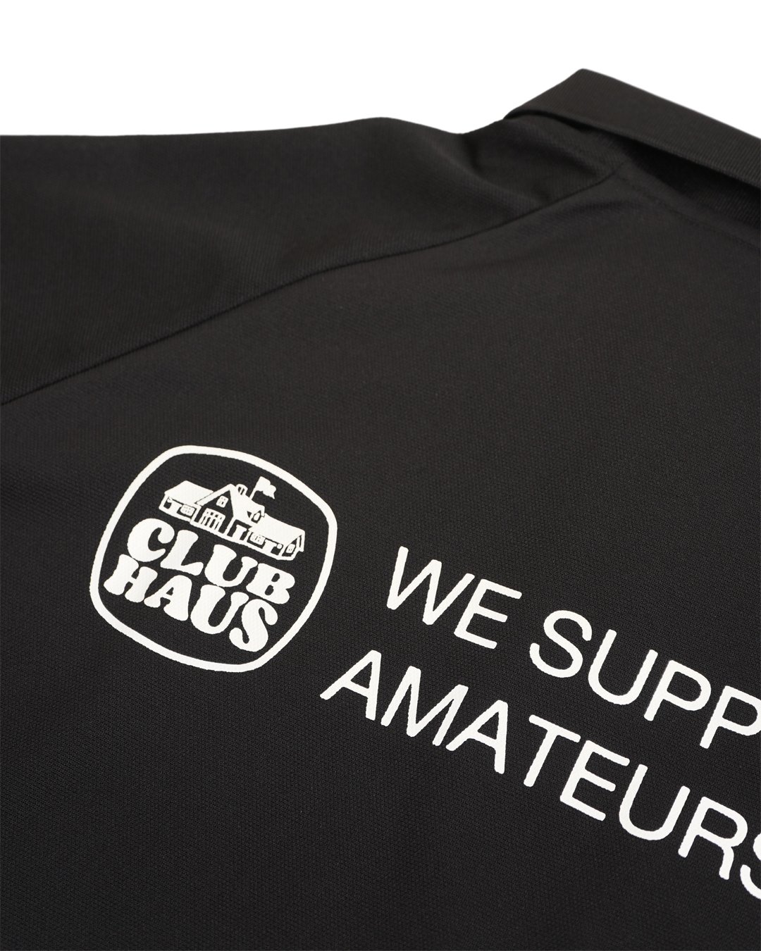 CLUBHAUS The Crew Polo ‘25 - Black サイズL CLUBHAUS The Crew Polo - Black/White | CLUBHAUS