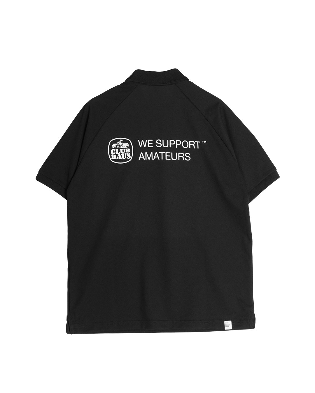 CLUBHAUS The Crew Polo - Black/White | CLUBHAUS