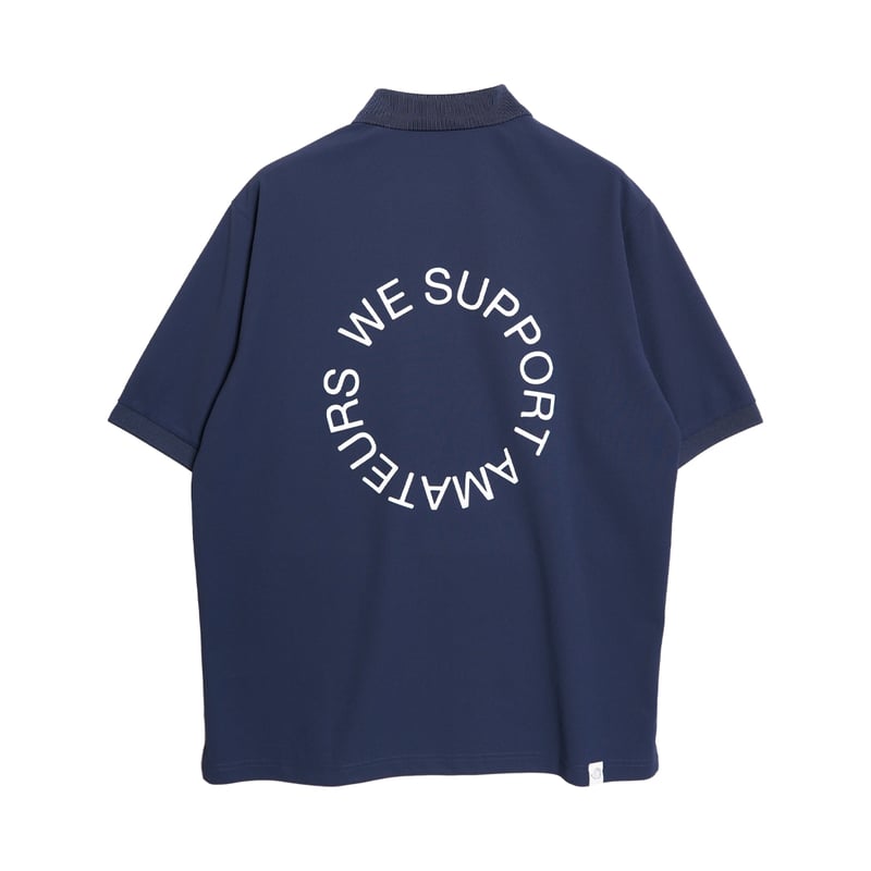 CLUBHAUS ポロシャツ XL ネイビー CLUBHAUS Alternative Polo “Circle Logo” - Navy