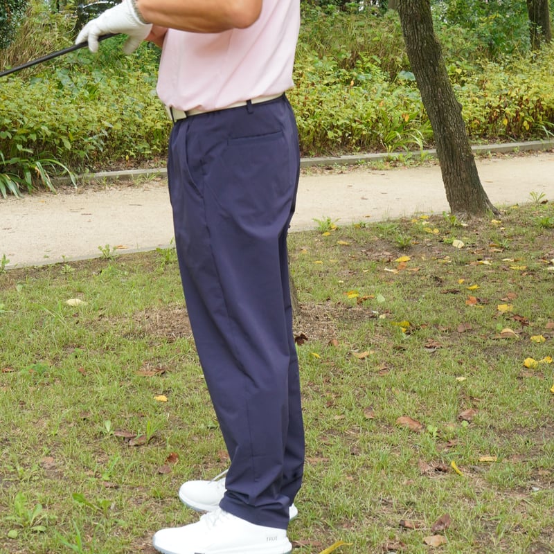 clubhaus× ゴルフパンツ ネイビー　Lサイズ CLUBHAUS Center Press Stretch Pants - Navy | CL