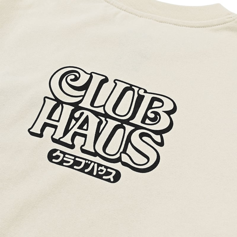 CUPNOODLE × CLUBHAUS Crew Sweat - Beige | CLUBH