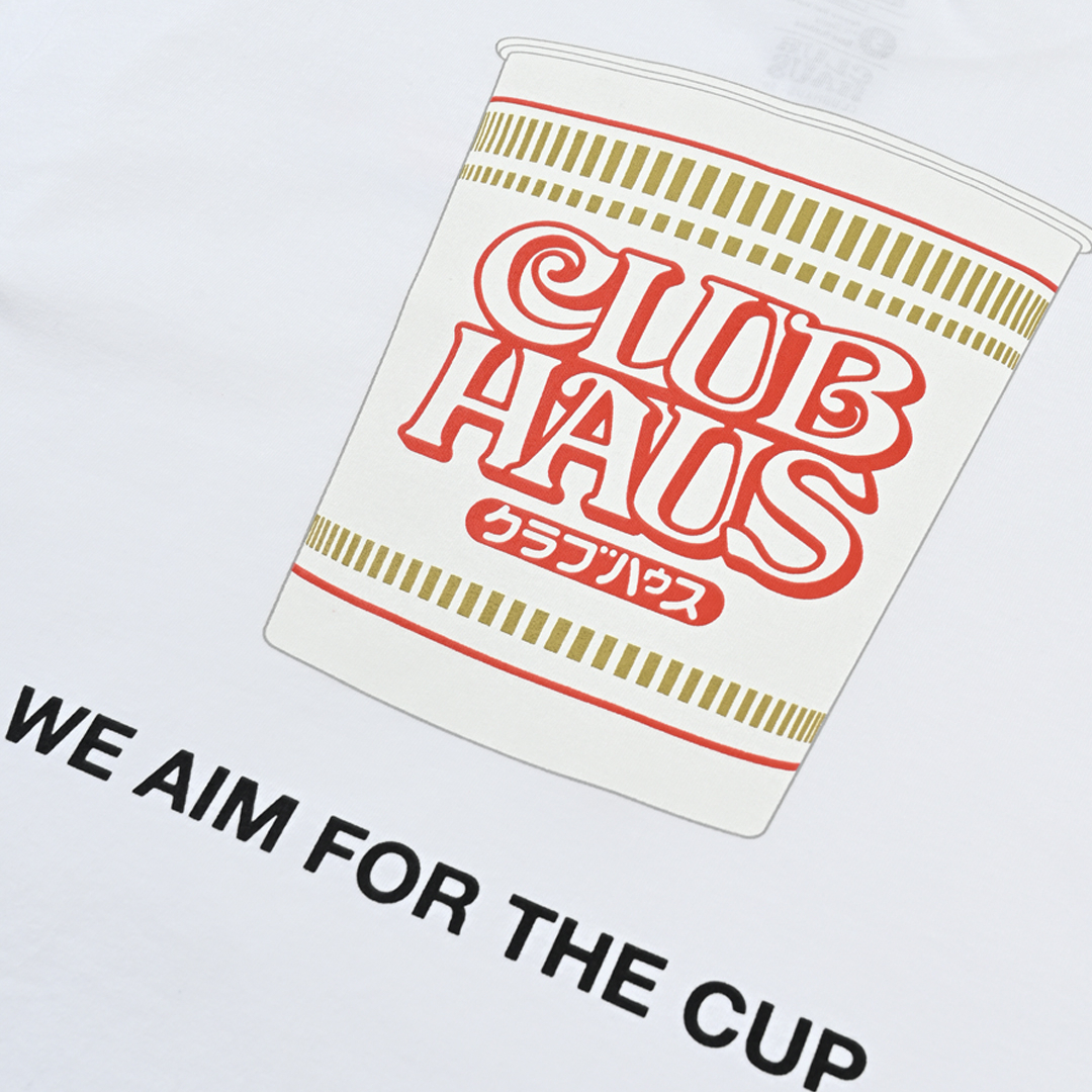 CUPNOODLE × CLUBHAUS T-Shirt - White | CLUBHAUS
