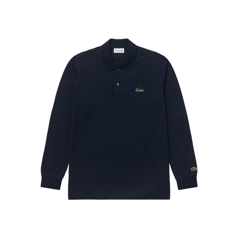 Lacoste × CLUBHAUS L/S Polo - Navy | CLUBHAUS |