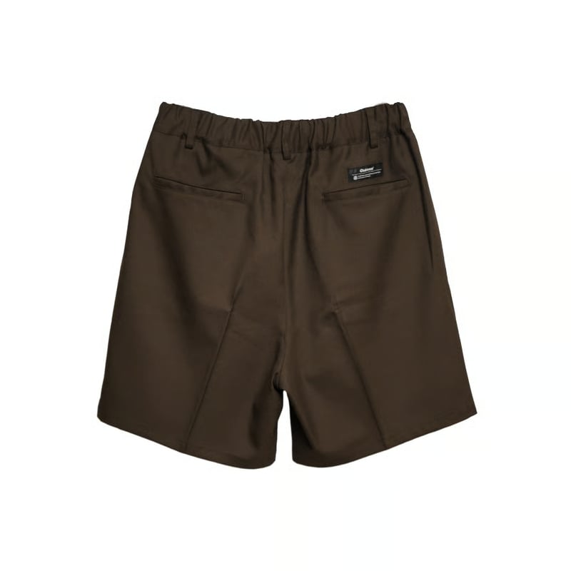 CLUBHAUS Center Press Easy Shorts - Brown | CLU