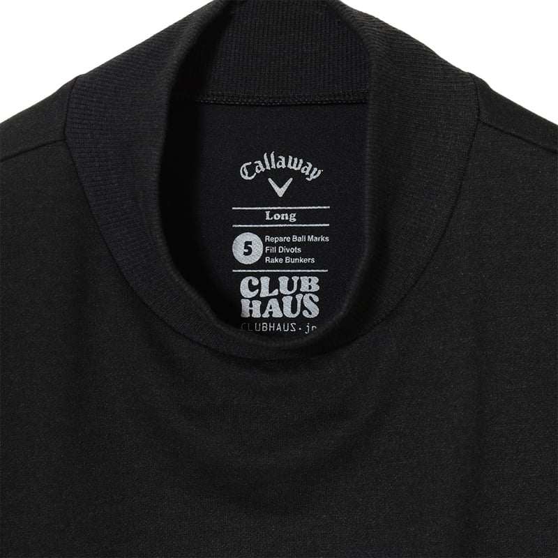 Callaway＋CLUBHAUS Mockneck - Black | CLUBHAUS |