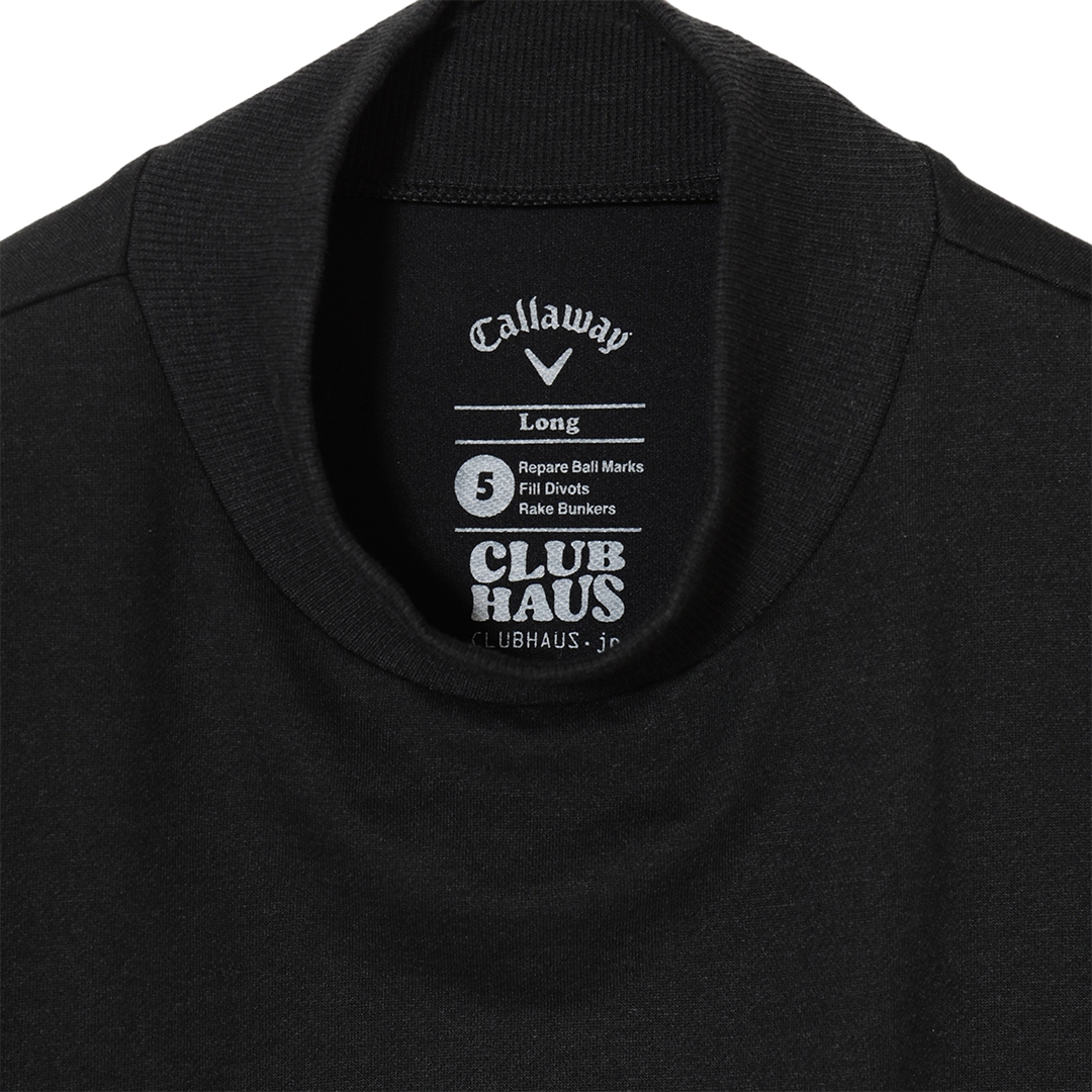Callaway＋CLUBHAUS Mockneck - Black | CLUBHAUS |